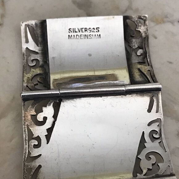 ANTIQUE SIAM 925 STERLING NIELLOWARE BRACELET - Picture 5 of 8